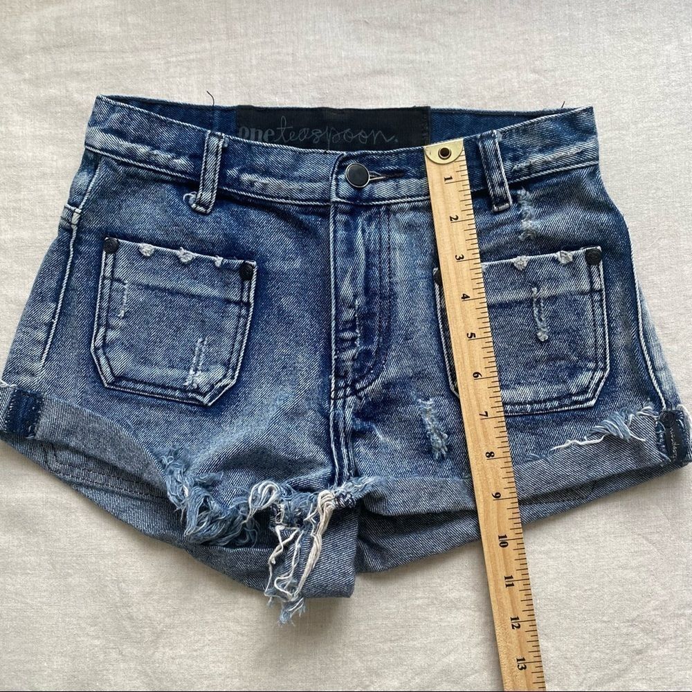 One Teaspoon Denim Shorts - Picture 8 of 8